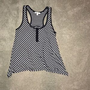 Delias Navy and White striped tank top